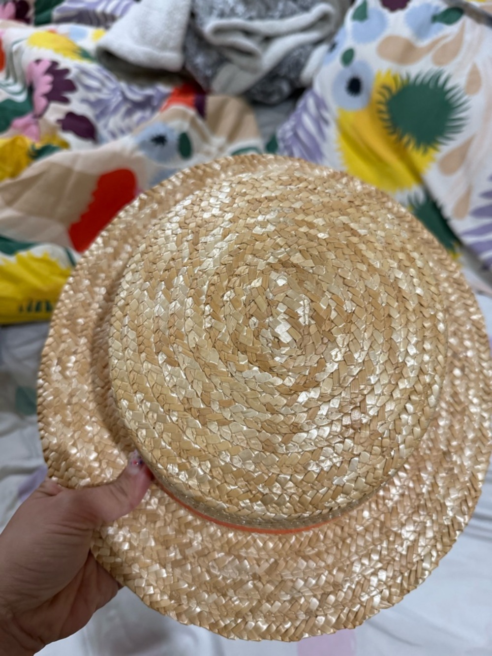 Unisex Aperol Spritz Logo Straw Summer Hat